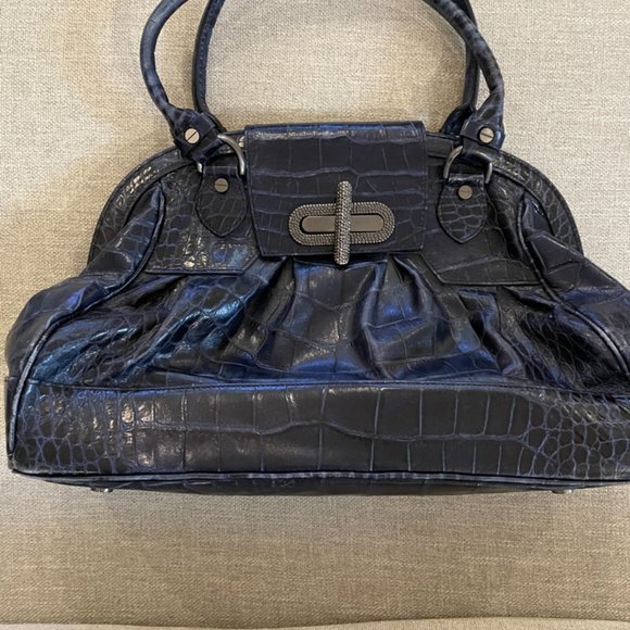 Vintage structured leather handbag - Picture 2 of 6